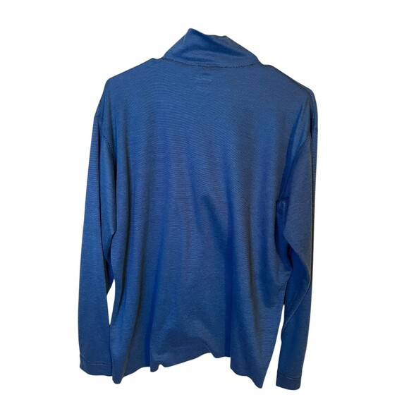 Patagonia Mens XL Blue Long Sleeve 1/4 Zip Pullover Performance Shirt - Picture 4 of 4